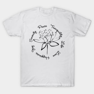 Black Lotus Serenity T-Shirt